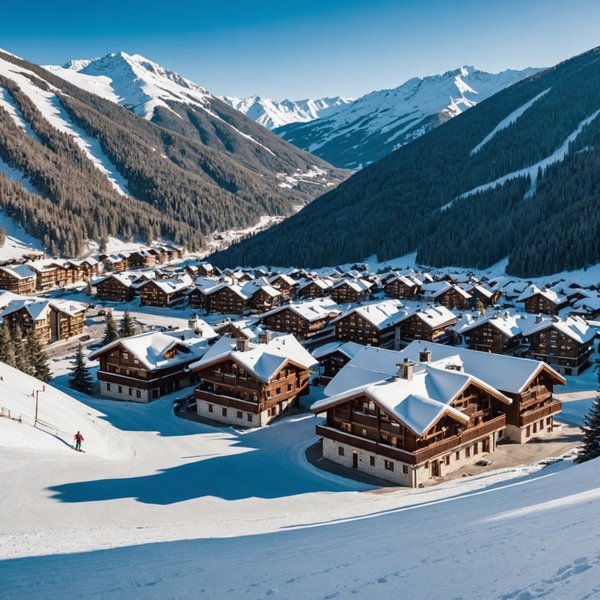 Comment déterminer le potentiel de rentabilité d'un investissement immobilier dans une station de ski en développement ?